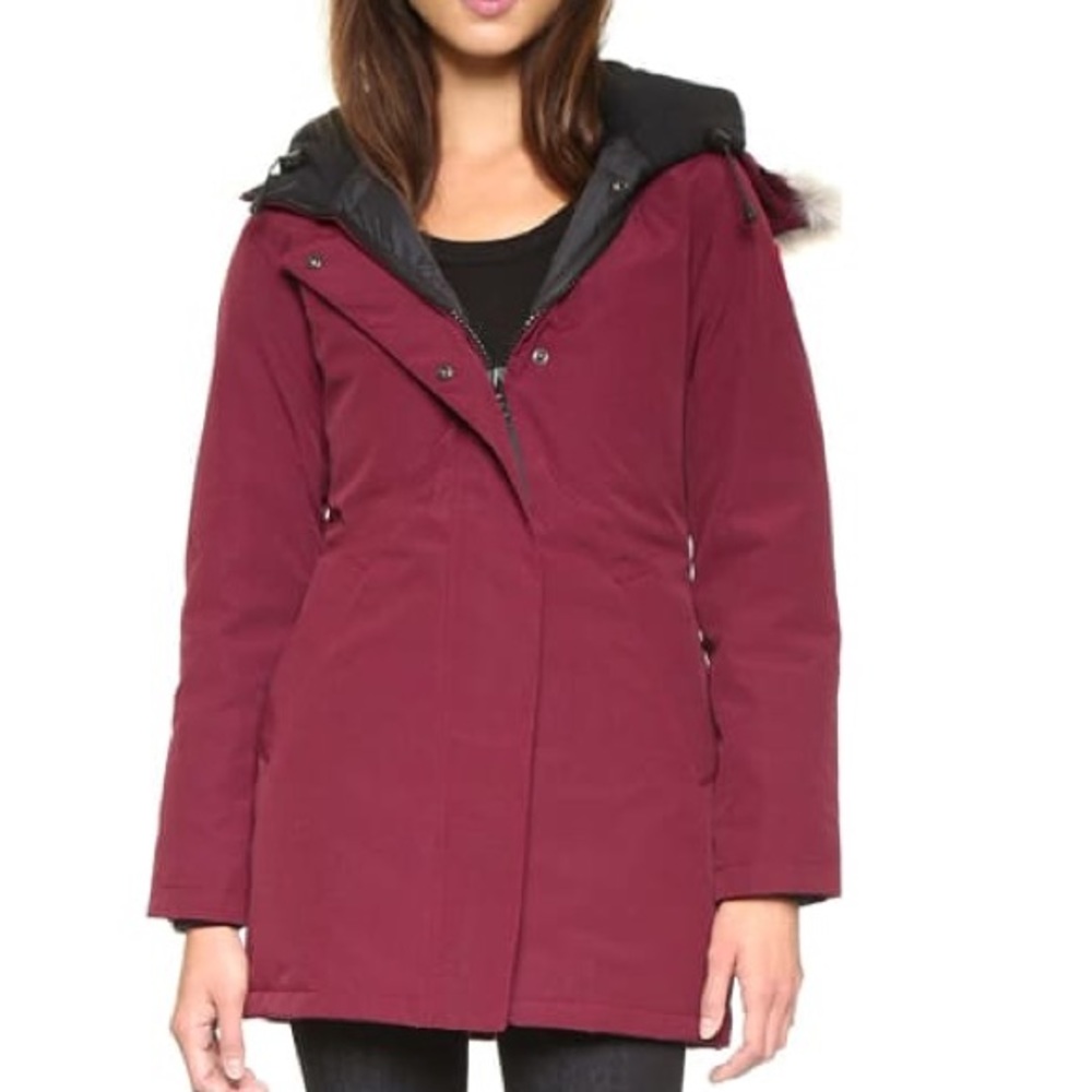 Canada Goose Size medium Victoria Coat, color Bordeaux